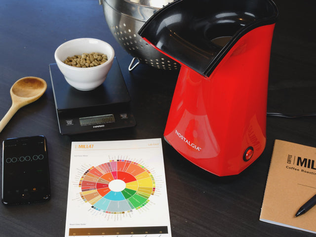 Roasting Green Coffee with a Popcorn Popper