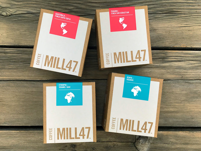 Collection Box — 4 lbs. Single Origin ($19.80) Green Coffee Mill47 Coffee